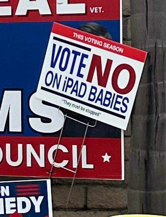 NO IPAD BABY'S - Beansmag