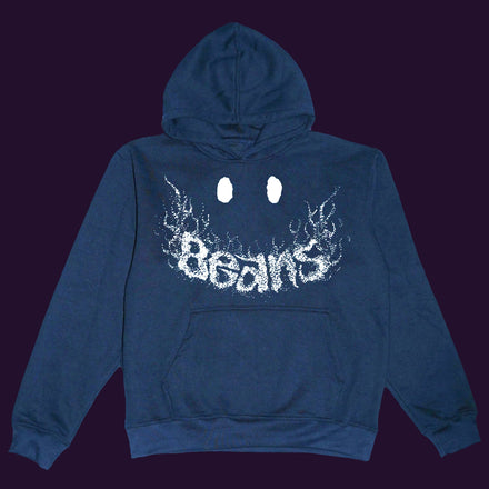 Smile Hoodie (Navy) - Beansmag